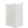 CERANO Sprchová zástena Walk-in Onyx Top Ľ/P biela matná, ryhované sklo 70x200