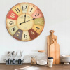 Nástenné hodiny vo vintage štýle, farebné, 60 cm VidaXL
