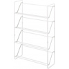 YAMAZAKI Stojan na topánky Frame 2391, na 8-12 párov, š.53 cm, kov, biely
