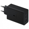 Nabíjačka do siete Samsung Multi 1x USB, 2x USB-C, 65W (EP-T6530NBEGEU) čierna