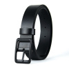 Kožený opasok BLACKFORGE, šírka 3,3 cm, Čierny (VBLACKFORGE-CI)