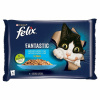 FELIX Fantastic s lososom a platesou v želé 4 x 85 g