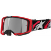 Okuliare VISION 8 LUAR ALPINESTARS (červená/čien., zrkadlové strieb. plexi) 2025