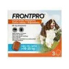 FRONTPRO M 68 mg žuvacie tablety pre psy >10–25 kg, 3 tbl.