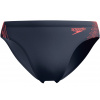 Speedo Pánske plavky - HYPERBOOM SPL 7CM BRF - sivá/oranžová 8
