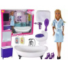 LEANToys Bábika s kúpeľňou a doplnkami Violet
