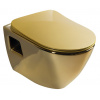 CREAVIT PAULA závesná WC misa, 35,5x50cm, zlatá