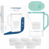 Filtračná kanvica Wessper D3 SLIM FutureFlow 2,7 l zelená
