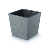 PROSPERPLAST FURU SQUARE Kvetináč LOW 24 cm betón