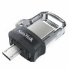 SanDisk USB kľúč Sandisk Ultra Dual m3.0 64 GB USB typu A / Micro-USB 3.2 Gen 1 (3.1 Gen 1) čierny strieborn