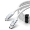 Orico CDX 100W 5A napájanie USB-C – USB-C 1m kábel – biely (Orico CDX 100W 5A napájanie USB-C – USB-C 1m kábel – biely)