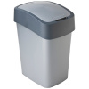 Odpadkový kôš Flip Bin Silver / Grafit 10 l CURVER