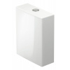 DURAVIT White Tulip splachovacia nádržka, prívod vody dole vľavo (objem splachovania 6/3 l), biela, s povrchom WonderGliss, 09331000051