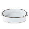 REVOL Caractere Biela Oblačina 16 x 11 cm - žiaruvzdorná nádoba na pečenie z porcelánu