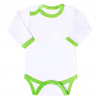 Dojčenské body New Baby so zeleným lemom 68 (4-6m)