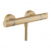 Hansgrohe Ecostat Comfort, termostatická sprchová batéria, bronzová matná, HAN-13116140