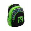 Školský ruksak s viacerými priehradkami Minecraft Astra čierny, viacfarebný, zelený 20 l