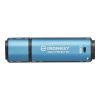 Kingston Technology IronKey Vault Privacy 50 USB kľúč 128 GB USB Typ-A 3.2 Gen 1 (3.1 Gen 1) Čierna, Modrá (IKVP50/128GB)