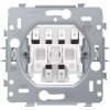 NIKO 170-75005 Prístroj pre dvojnásobné tlačidlo NO alebo NC 10 A/250 Vac, automatické svorky
