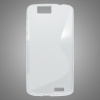 Puzdro gumené Huawei Ascend G7 transparentné