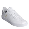 adidas VL Court 3.0 Shoes Mens Wht/Wht/Gold 6.5 (40)