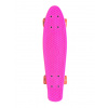 Pennyboard s LED kolieskami, 56 cm PINK/ORANGE