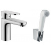 Hansgrohe VERNIS BLEND umyvadlová stojánková baterie, s bidetovou sprškou, EcoSmart, chrom