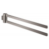 GROHE Selection 41063A00 Dvojitý držiak na uterák, otočný, Grafit GRO 41063A00