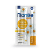 MONGE GIFT Soft Sticks Kitten 15g/3ks mäkké pochúťky pre mačiatka pstruh s harmančekom