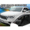 Plexi, ofuky JEEP Grand Cherokee, 5D 2011 => přední