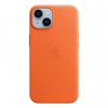 Apple Leather Case s MagSafe pro iPhone 14 - oranžový MPP83ZM/A