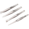 Extol Premium pinzety nerez sada 8859100 4 ks