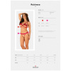 Obsessive Sexy komplet Rubinesa Červená S/M
