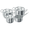 ZWILLING Twin Classic - sada 4 nerezových hrncov s pokrievkami