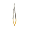 Ihelec micro Castroviejo zahnutý TC, 14 cm