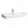 Laufen VAL - Umývadlo, 95x42 cm, s prepadom, otvor na batériu, biela H8102870001041