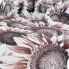 Posteľné obliečky bavlnený satén slnečnice zips 140x200cm + 90x70cm