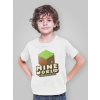 Hattree Organické detské tričko Boys Minecraft Minecity Game Block Game Merch Comic Shirt Kids