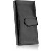Peňaženka - Stevens Wallet Natural Leather Black 210 - Dámsky produkt (Dámska kožená peňaženka Stevens veľká RFID nádrž)