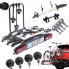 CYKLISTICKÝ NOSIČ NA HÁK Aguri ACTIVE BIKE PRO 4 bicykle VÝKLOPNÝ Silver 13P
