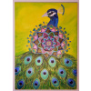 Mandala páv 50 x 70 cm - ručne maľovaný obraz