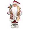 Dekorácia MagicHome Vianoce, Santa stojaci, červený, 122 cm