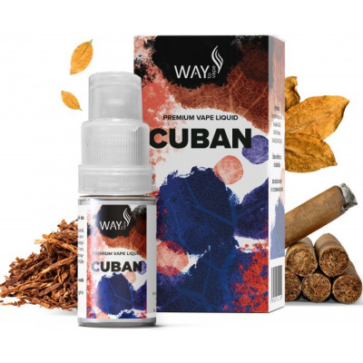 Cuban tobacco 18mg - WAY to Vape 10ml e-liquid