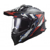 Prilba LS2 MX701 C Explorer EXTEND MATT RED Veľkosť: XL (61-62 cm)