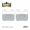 Brzdové doštičky DP931 - DP BRAKES zmes Premium Sinter OEM