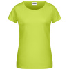 James & Nicholson Tričko JN 8007 z bio bavlny, krátký rukáv, dámské COT028007i6400-acid yellow XS Žlutá acid