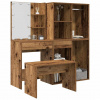 zahrada-XL súprava toaletného stolíka s LED diódou Engineered Wood 3329181