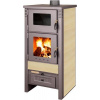 Kachle Pro TAURUS Ceramic, béžové, 12 kW, 120 mm, s rurou na pecenie