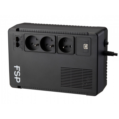 FSP/Fortron UPS ECO 800 FR, 800 VA / 480 W, USB, RJ45, line interactive (PPF4802200)