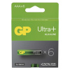 EMOS Alkalická batéria GP Ultra Plus LR03 (AAA), 6 ks B03116